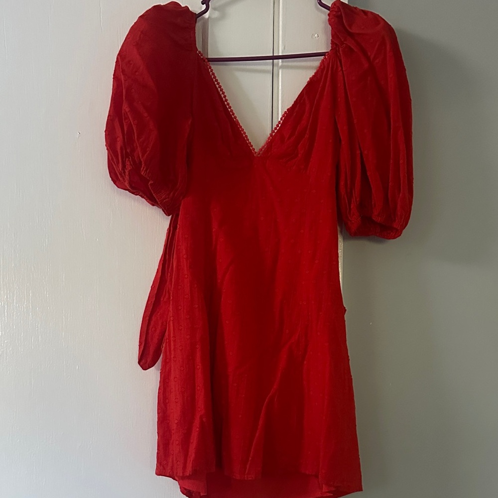 Nasty Gal Vibrant Red Dress